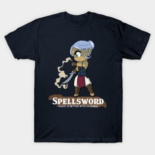 Spellsword: Magic is Better with Stabbing T-Shirt